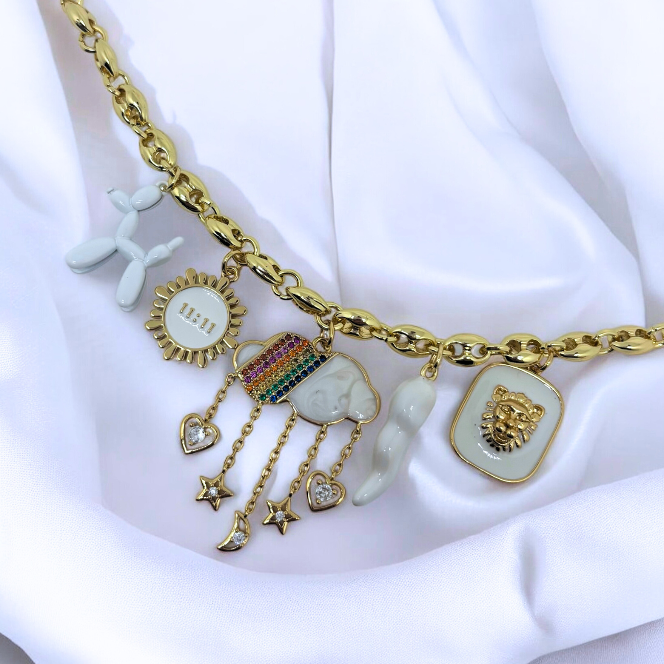 Rainbow Dust Necklace (Handmade & Limited Edition)