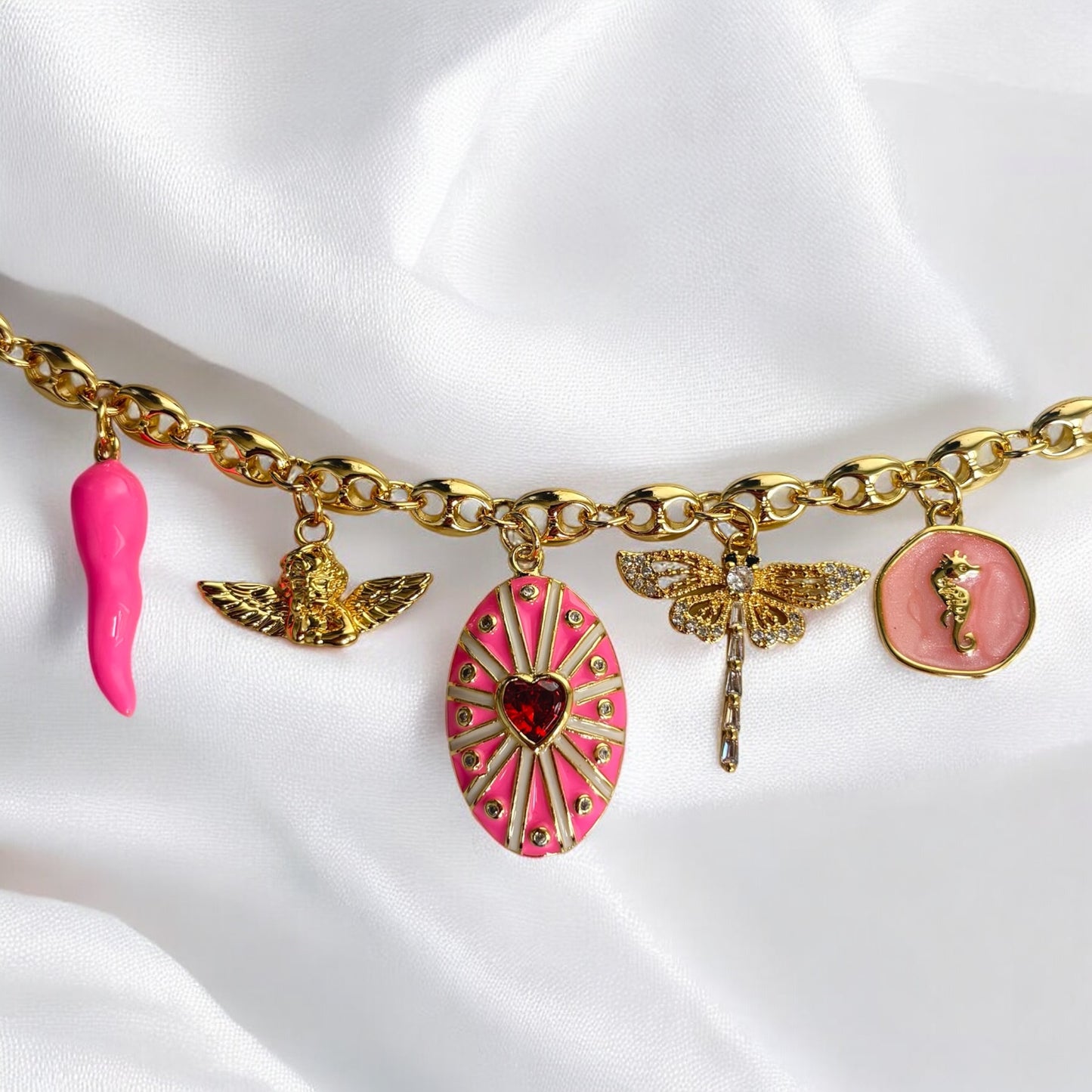 Pink Aurora Necklace (Handmade & Limited Edition)