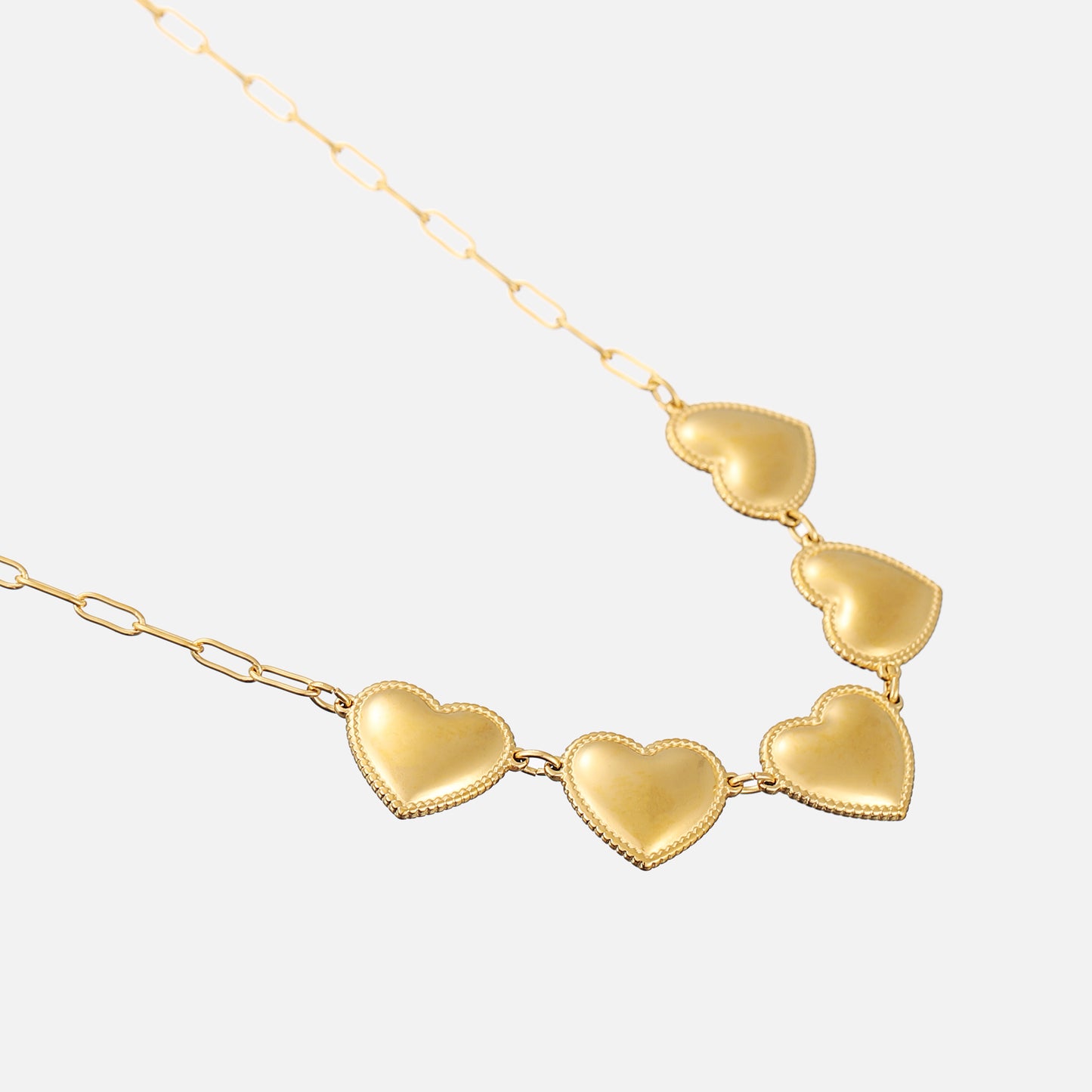 Golden Hearts Necklace