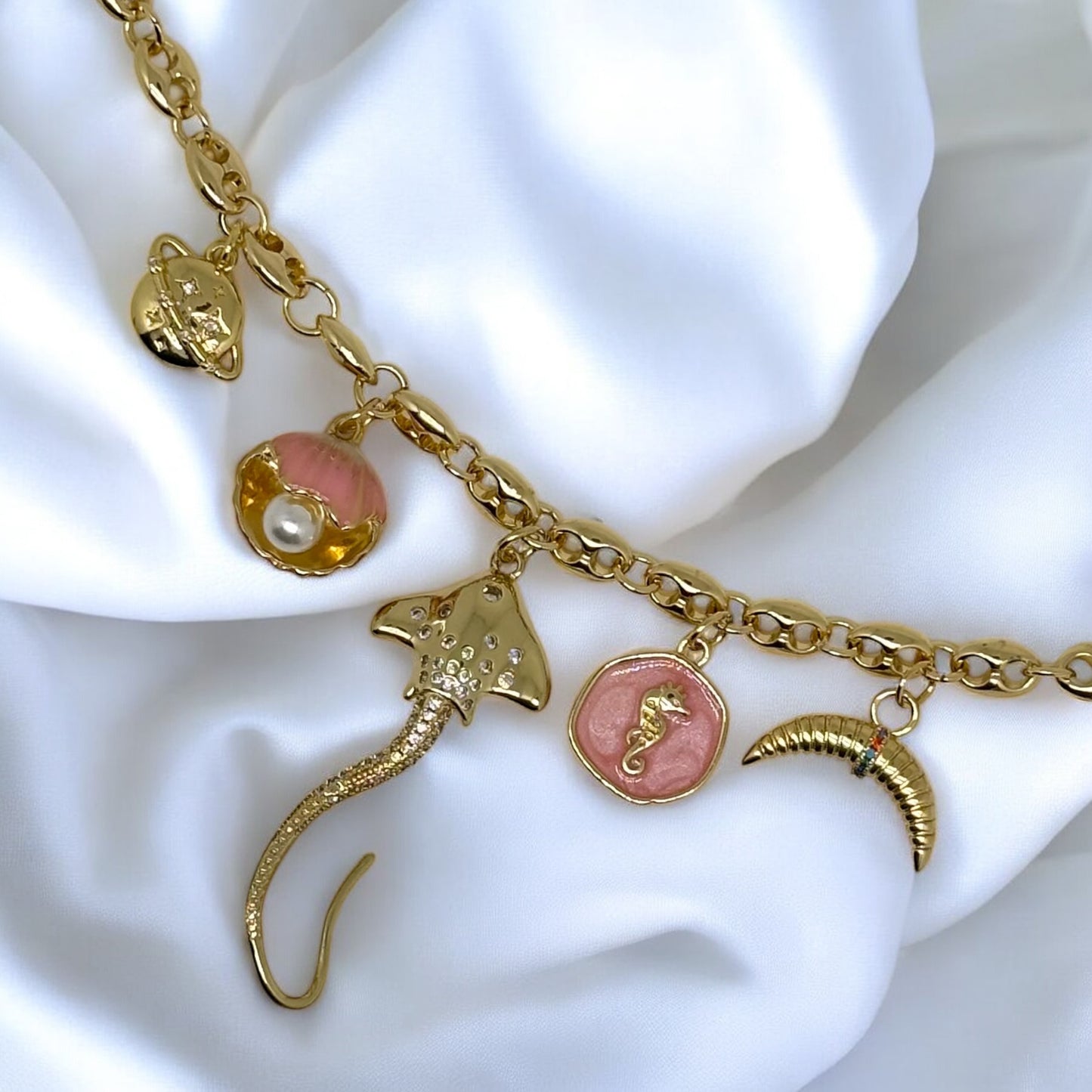 Pearluna Stellar Necklace (Handmade & Limited Edition)