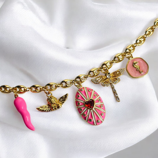 Pink Aurora Necklace (Handmade & Limited Edition)