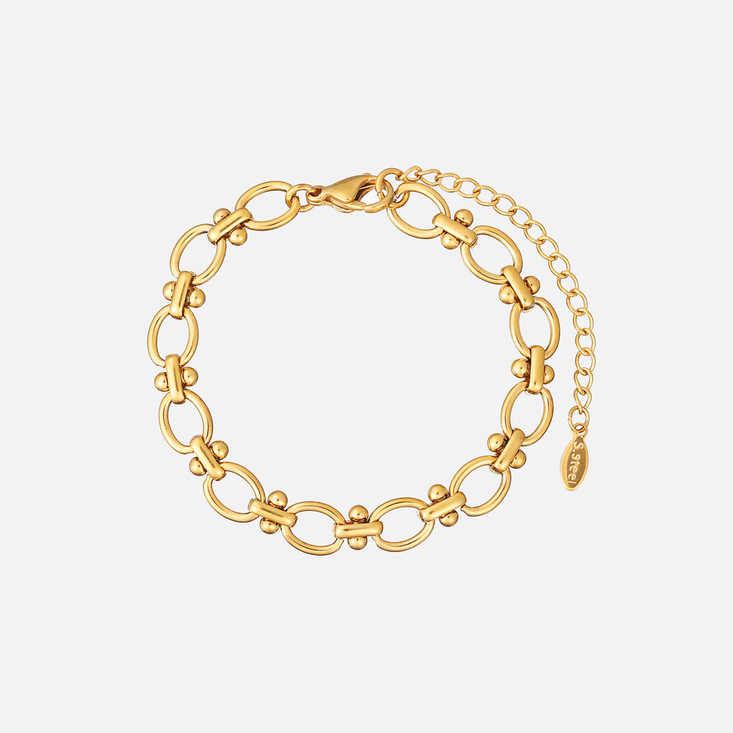 The Bailey Bamboo Bracelet-Silver main image 0
